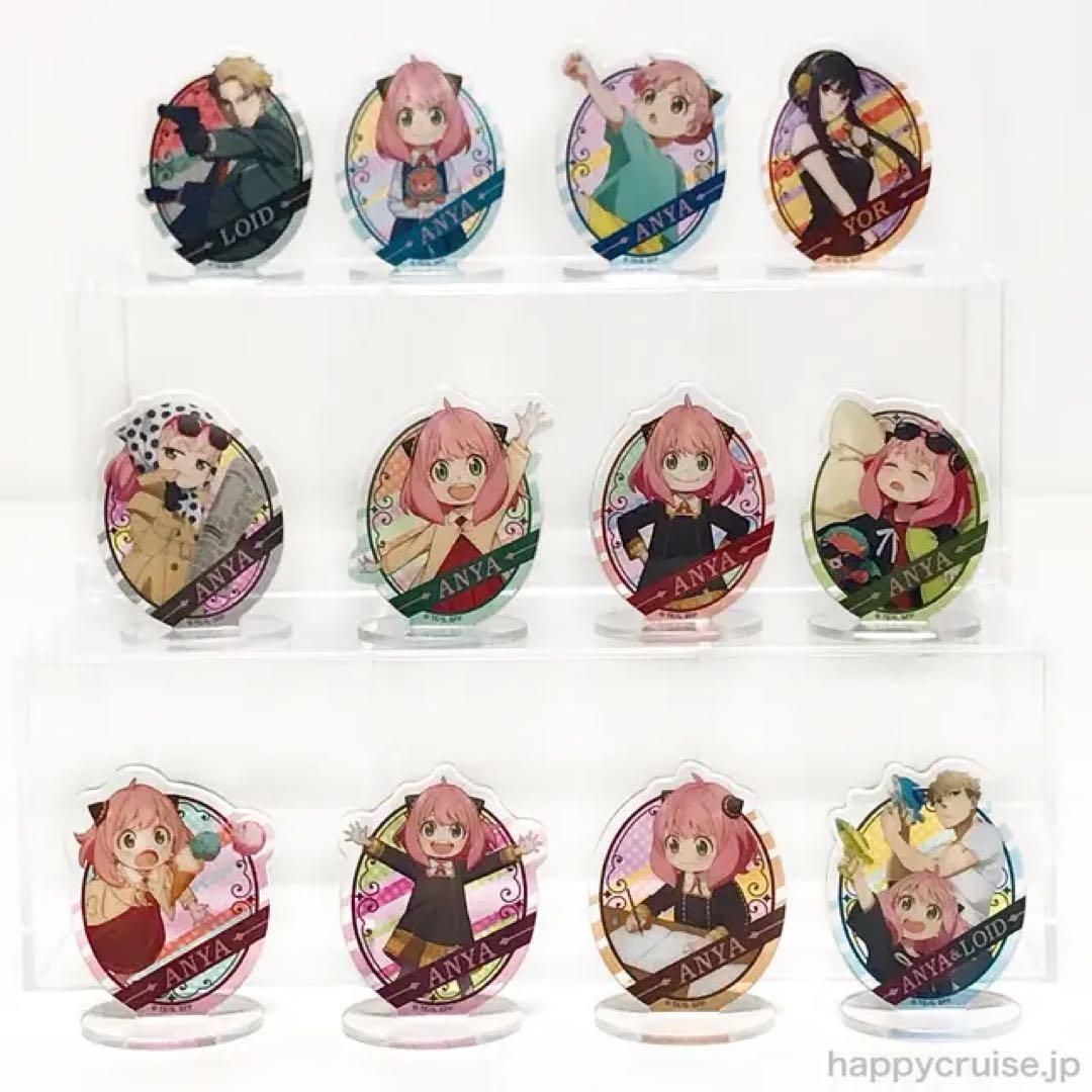 Used Spy Family Mini Acrylic Stand 12 types x 3 sets