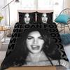 M-Megan Fox Duvet Cover Set Home Style Bedding Soft Laundry Cotton Bed 3 Piece Set Student Dormitory Gift
