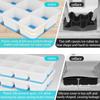 8 Grid Large Ice Tray Silicone Mold Easy-to-release Flexible Ice Cube Mold and Lid Square Mold DIY Ice Machine Ice Cube Tray