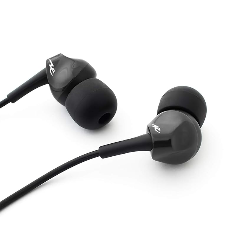 Radius HP-NEF21 Earphones: Ne Dynamic Driver Wired In-Ear Headphones HP-NEF21K (Black)