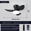 2025 Nordic Ceiling Fan Light: Variable Frequency, Compact Design, Suitable for Bedroom - Meets Japanese & American Standards
