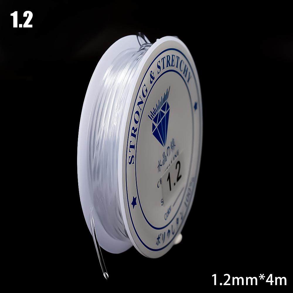 

100m Strong Elastic Crystal Beading Thread Cord Jewelry Making Necklace Bracelet DIY Beads String Stretchable Thickness 0.4-1mm
