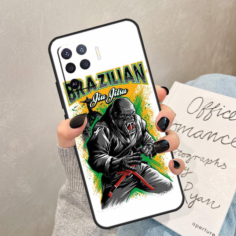 BJJ Brazilian Jiu Jitsu Case For Oppo A40 A60 A80 A78 A38 A18 A98 A58 A96 A76 A16 A94 A74 A54 A15 A17 A57 A77 A5 Pro