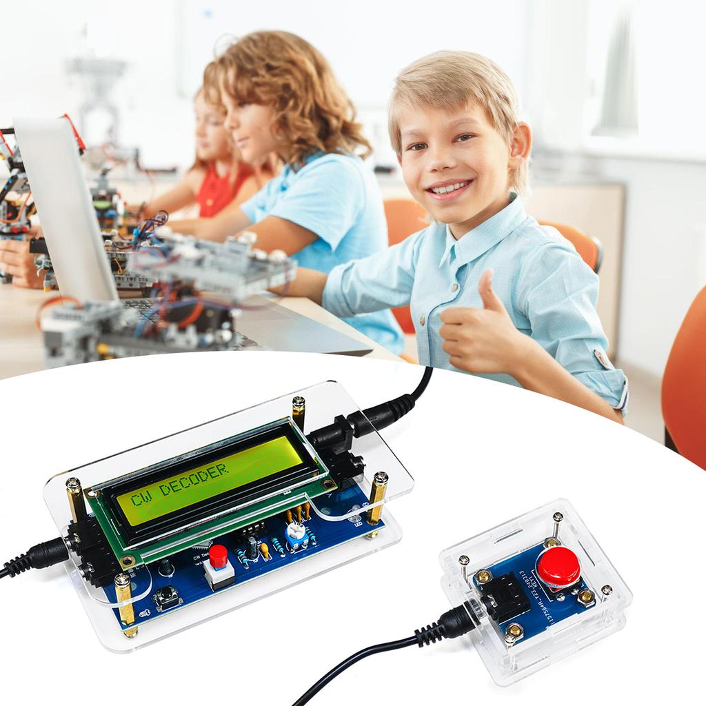Essential CW Trainer Morse Code Translator Keyer Interpreters for Wireless Radio Enthusiasts Easy to Use Decoders Module