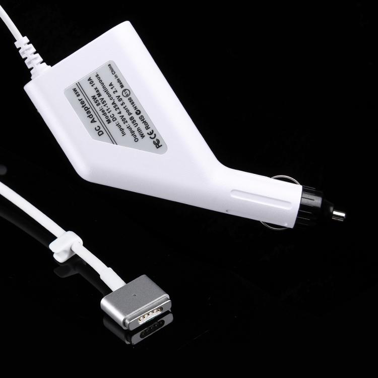 Carregador de carro MagSafe 2 de 85 W e 5 pinos em T para Macbook A1398