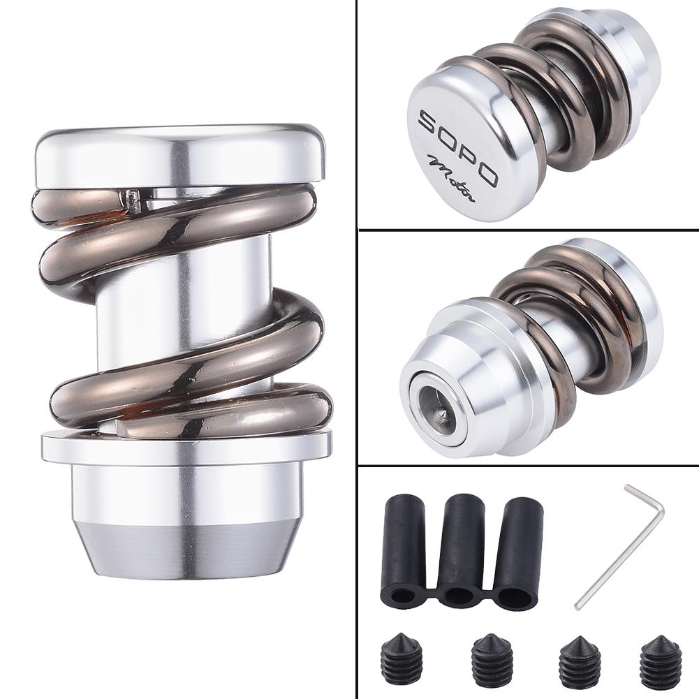 Ручная и автоматическая автомобильная пружина рычаг переключения передач головка рукоятки рычага переключения передач алюминий не универсальный