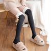 Winter Women Stockings Warm Wool Cashmere Thigh High Sock Korean Lolita Sweet Girl Cute Pompom Over Knee Long Socks