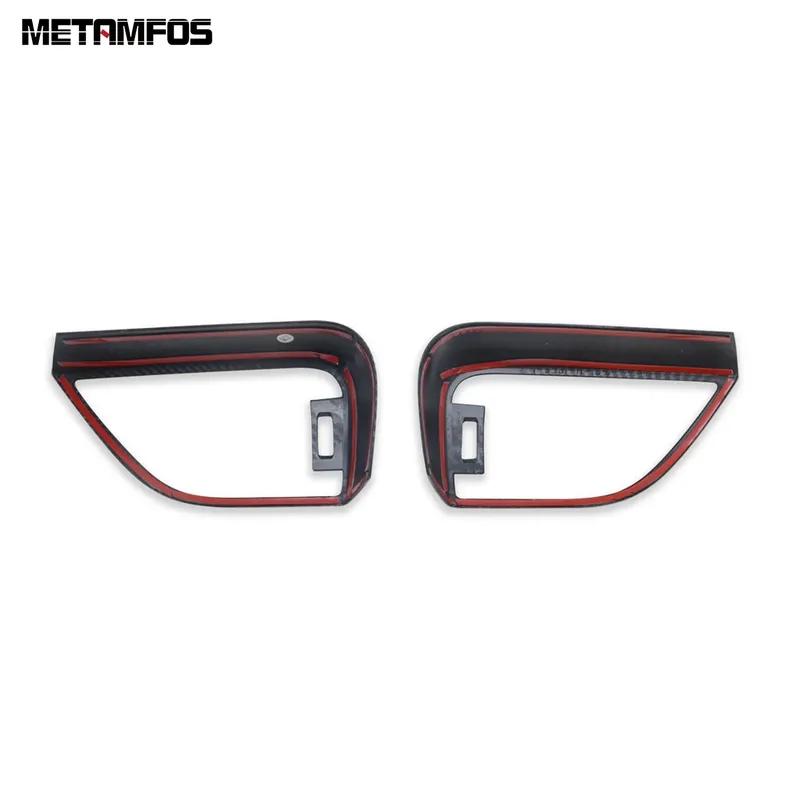 Side Front Air Condition Vent Outlet Cover Trim For Subaru Outback - 2024 2025 Carbon Fiber Interior Accessories