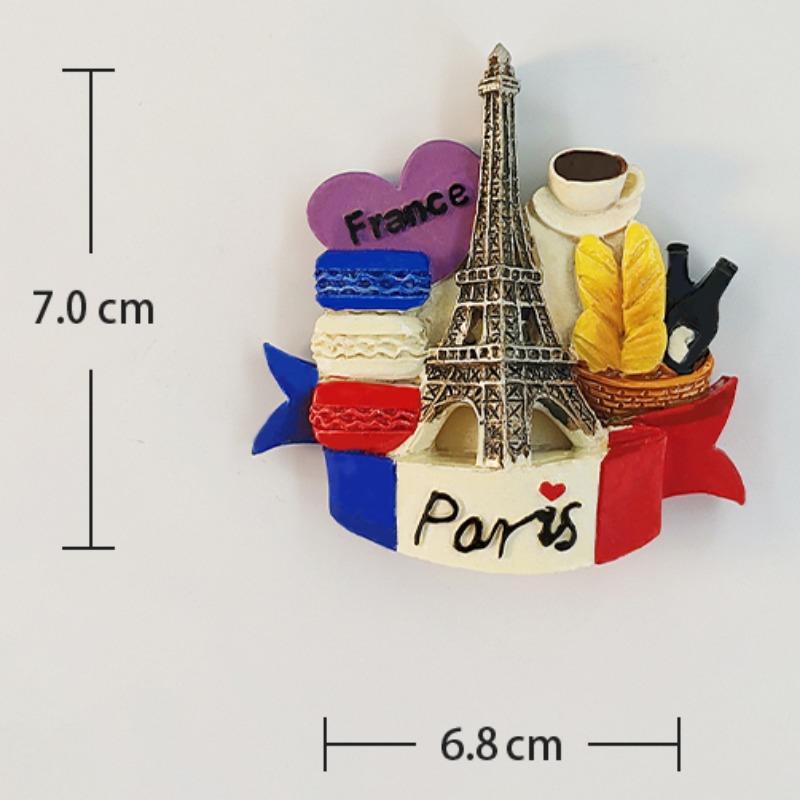 France Refrigerator Stickers Paris Souvenirs L’Arc De Triomphe La Tour Eiffel Fridge Magnets Home Decor Wedding Gifts
