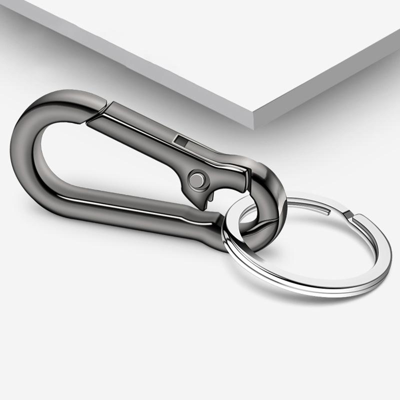 Bărbați din oțel inoxidabil cataramă tărtăcuță cățărare breloc pentru centură clemă anti-pierdere cataramă agățat breloc pentru mașină decorare