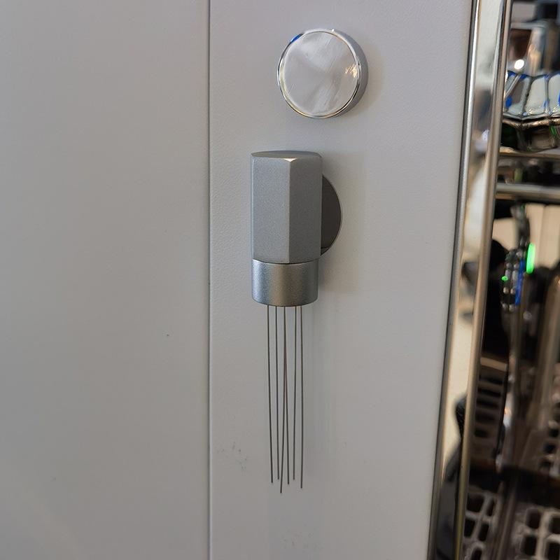 Магнитный перемешиватель для кофе эспрессо 8 игл Распределитель кофе Инструмент Wdt для кофемашины Игла для эспрессо Кофейные аксессуары