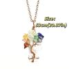Tree Of Life Design Crystal Tree Of Life Irregular Crystal Crushed Stone Pendant  Gift For Women