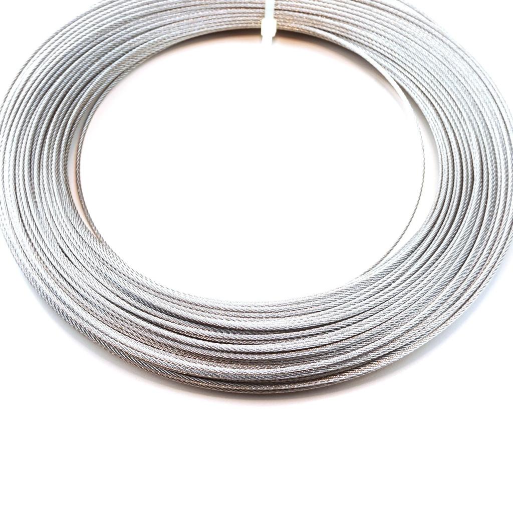 EWR5473 Window Regulator Repair Cable Steel Wire Rope 7x7 Diameter: 1.6 Mm Length: 100 Meter for Car Window Regulator 