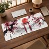 Tapis de Souris Fleur de Cerisier Pagode Impression à la Demande Nouveau Ordinateur Grand Tapis de Souris Personnalisé XXL Tapis de Bureau Doux Bureau Antidérapant