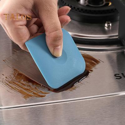 Strumento raschietto per padelle Raschietto flessibile per pentole per la pulizia di padelle in ghisa Raschietto per alimenti antigraffio Utensile da cucina resistente al calore