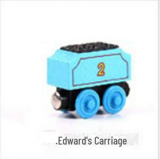 Children's Wooden Toy Train Head Cake Decoration - YB02