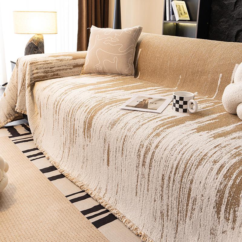 Modern Simple and High-end Four-season Universal Sofa Cover Chenille Anti-cat Scratch Sofa Towel Sofa Cover Sofa Blanket