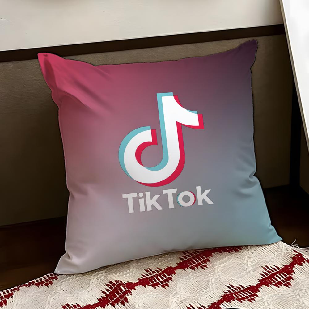 TTikTokK Cushion Cover Reversible Soft Durable Pillow Cover Home Car MultiScene Use for Daily Comfort