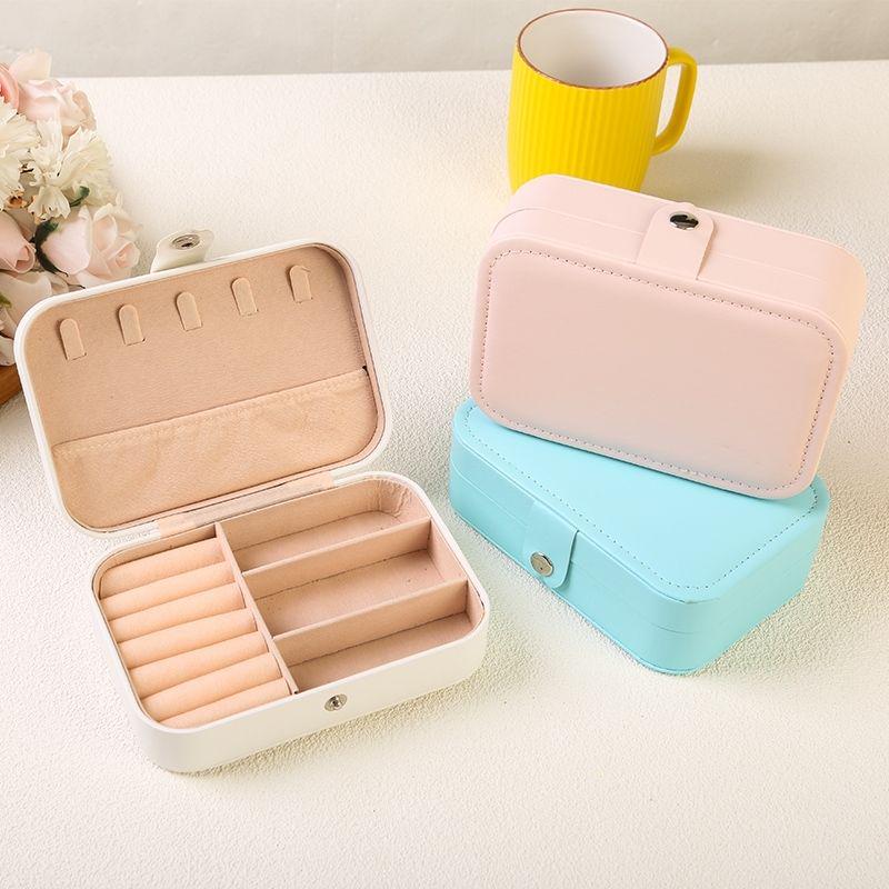 Compact Travel Jewelry Organizer - Anti-Oxidation Box for Rings, Necklaces, Earrings, and Accessories