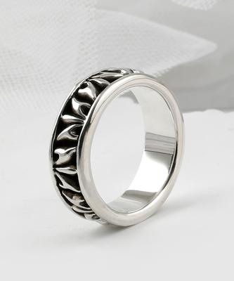 Shoveoff [Silver 925] Svr-601 Geometric Silver Ring