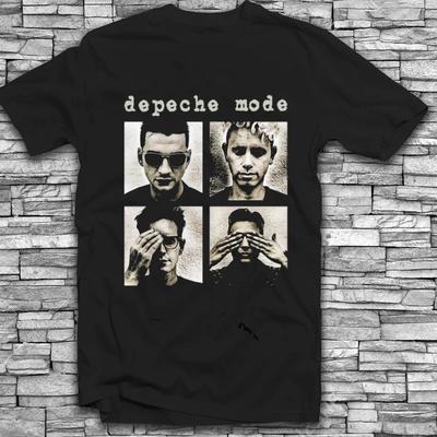 Vintage Depeche Mode Μέλη Βαμβακερό Μαύρο Όλα τα Μεγέθη Ανδρικό Γυναικείο Μπλουζάκι AA1564 Unisex T-Shirt