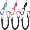 3PCS with Coiled Lanyard Fly Fishing Net Release Clip Landing Net Connector  Fly Fishing