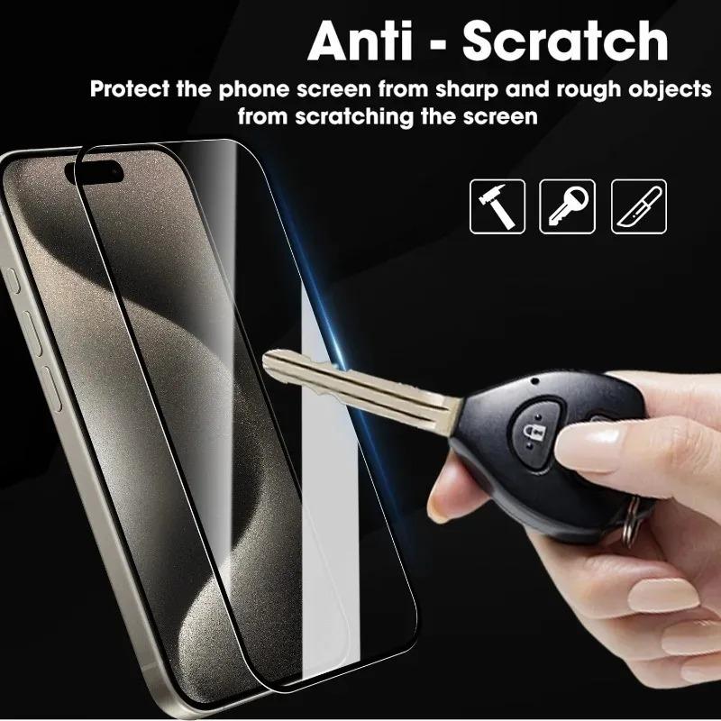 Protetores de tela de alta definição para iPhone 17 Air 17Pro 17 ProMax 9H Dureza Vidro temperado à prova de arranhões para iPhone 17