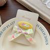 Autumn and Winter Lace Embroidery Bow Children's Hairpin Cute Girl Hair Ring Head Rope Girl Headdress Hair Accessories