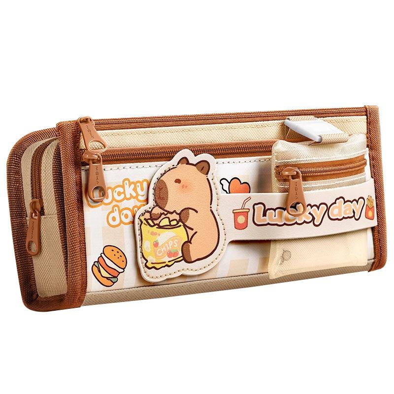 Pencil Case  New Elementary School Girls High-value Large-capacity Stationery Box Girls Junior High School Students