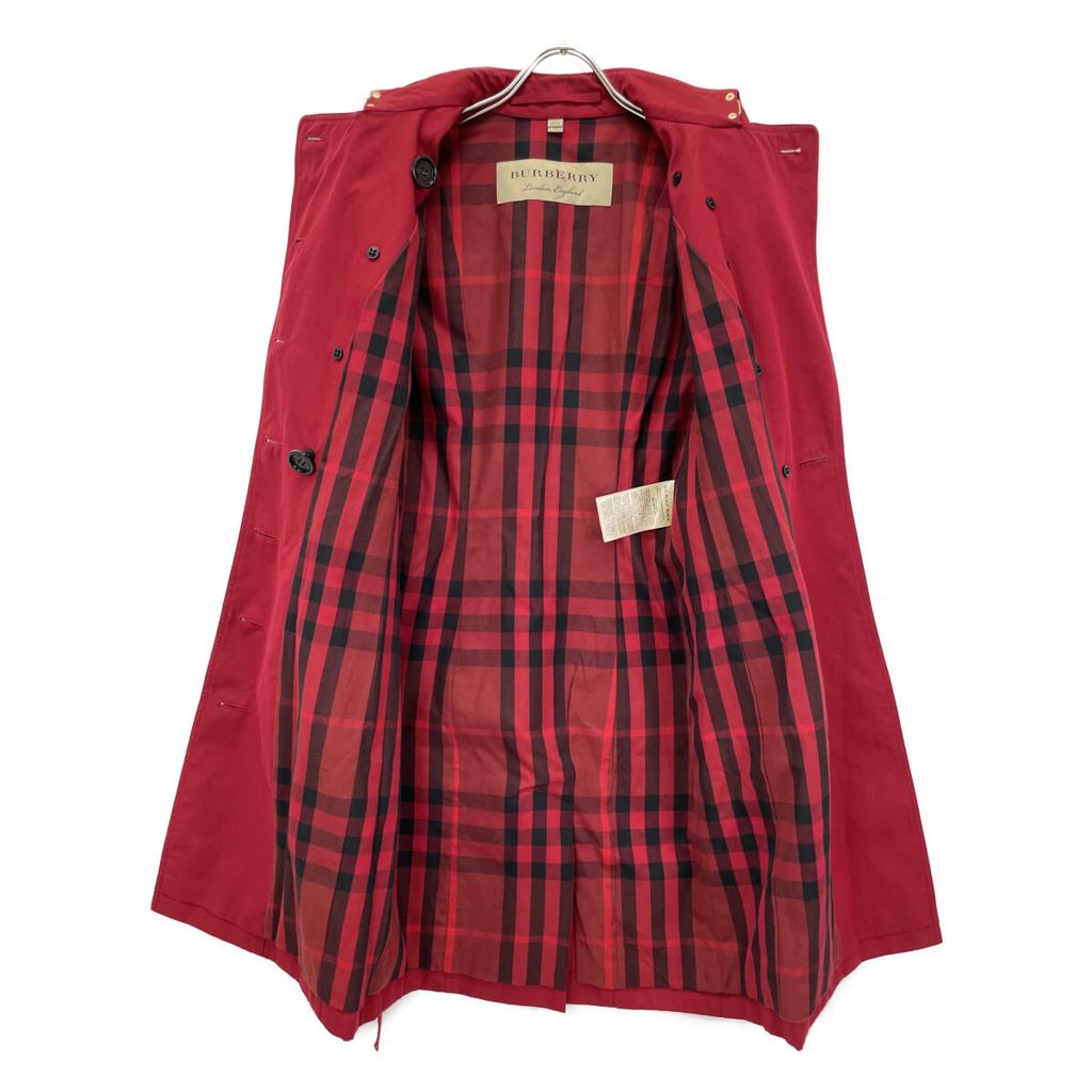 BURBERRY 4043581 Sandringham Red Trench Coat coat UK4 RedUsed