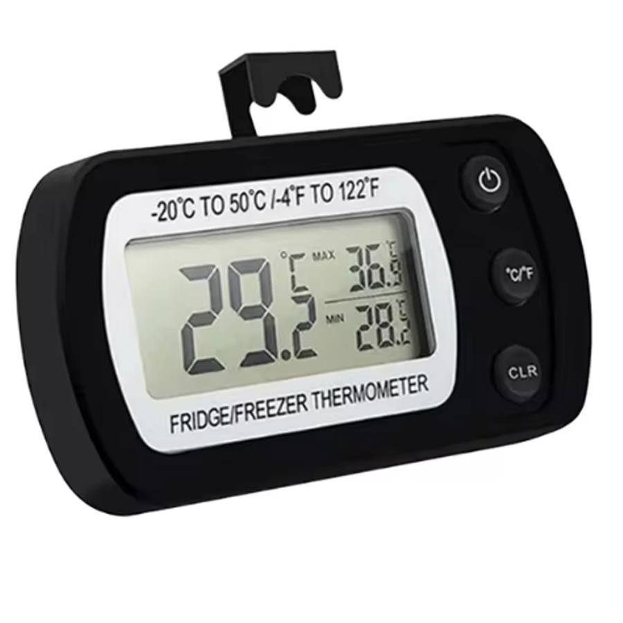 Chladnička Teploměr s háčkem proti vlhkosti Chladnička Mraznička Elektrický LCD displej Digitální teploměr Monitor teploty