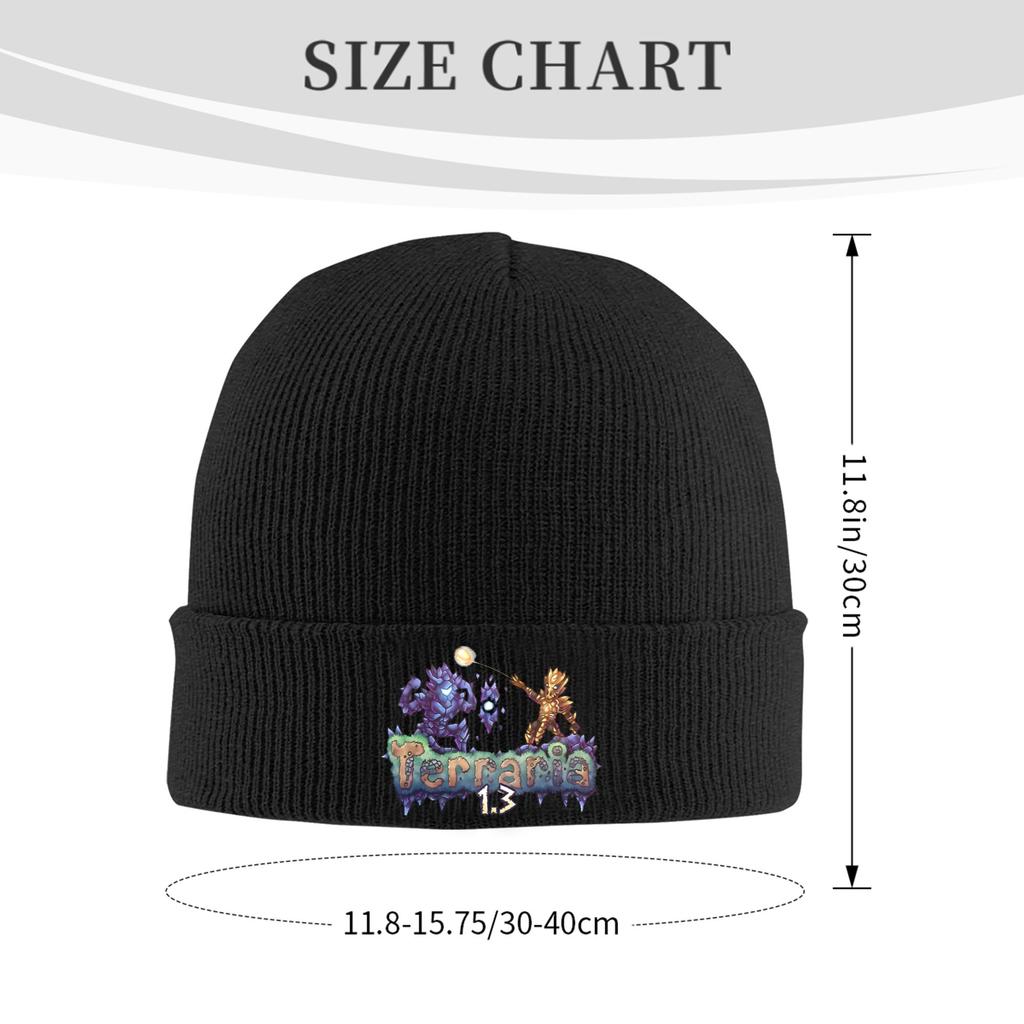 Great Model Terraria Game Christmas Bonnet Hats Beanie Hats Autumn Winter Graphic Knit Hat Street Y2K Men Women Sport Warm Cap