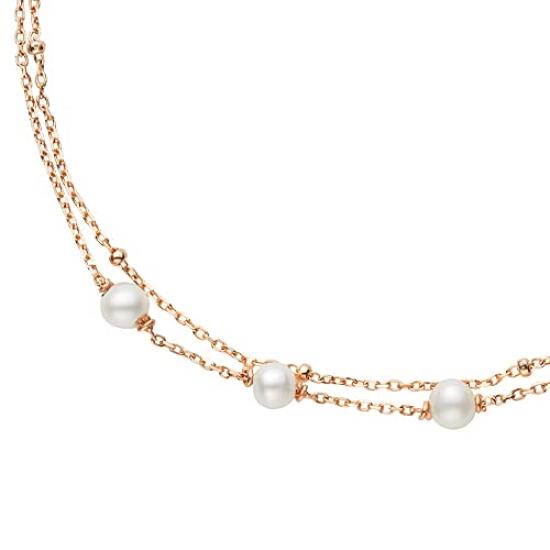 K10 Pink Cold Freshwater Pearl Bracelet AJAB4050LSPF [Vendome Aoyama] [Official]