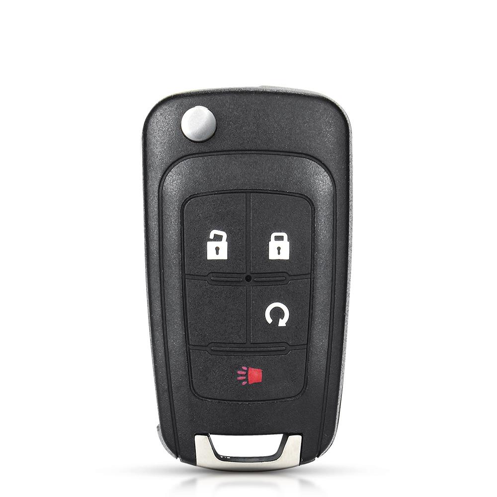 Flip Folding Remote Car Key Shell For Chevrolet Cruze Epica Lova Camaro Impala 2 3 4 5 Button Hu100 Blade Replacement