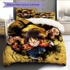 Cartoon Pattern Bedding Quilt Set Quilt Cover Pillowcase Home Decoration Birthday Gift (1 * Duvet Cover + 2 * Pillowcase, Without Core)