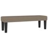 346648 vidaXL Bench Taupe 100x30x30 Cm Fabric