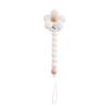 Wooden Personalized Baby Pacifier Chain Bpa Free Crochet Bunny Pacifier Clip Newborn Nipple Holder Teething Baby Accessory Gifts