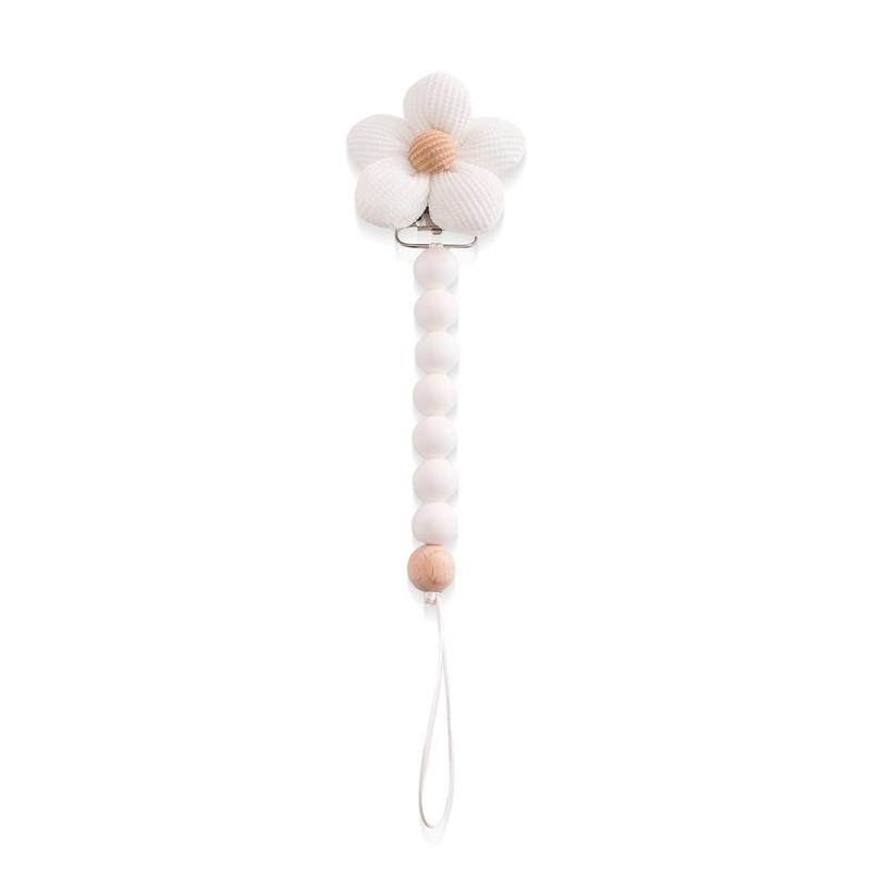 Wooden Personalized Baby Pacifier Chain Bpa Free Crochet Bunny Pacifier Clip Newborn Nipple Holder Teething Baby Accessory Gifts