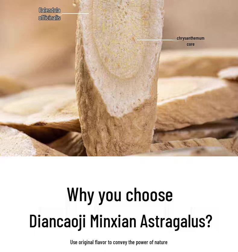 Authentic Gansu Wild Astragalus 500g - Premium Chinese Herbal Medicine Slices for Soup & Infusion