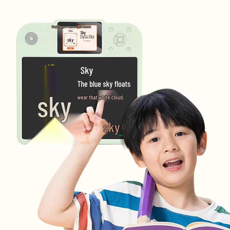 Newman A3 Dual-Screen Kids Learning Tablet with Drawing Board