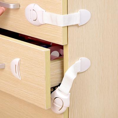 1-20Pcs Child Safety Cabinet Lock Baby Security Protection Drawer Door Cabinet Lock Plastic Protection Kids Safety Door Lock