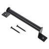 Long Base Sliding Barn Door Handle Black Barn Door Hardware Carbon Steel Handle  Garden Gates