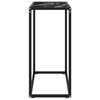 VidaXL Table console Noir 60x35x75 cm Verre trempé 322806