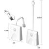 Wireless Motion Sensor LED Night Light RGB 8 Color Changing Toilet Bathroom Atmosphere Lamp Waterproof Smart On/Off Night Lamp