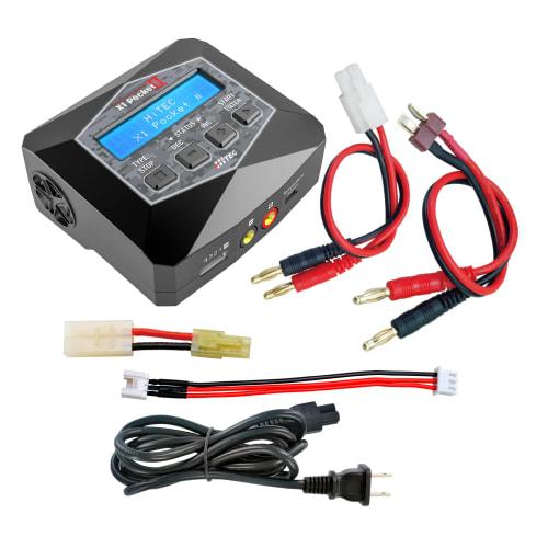 Hi-Tec X1 Pocket II AC Balance Charger/Discharger, Official Japanese Product, PSE Certified, 44306-B