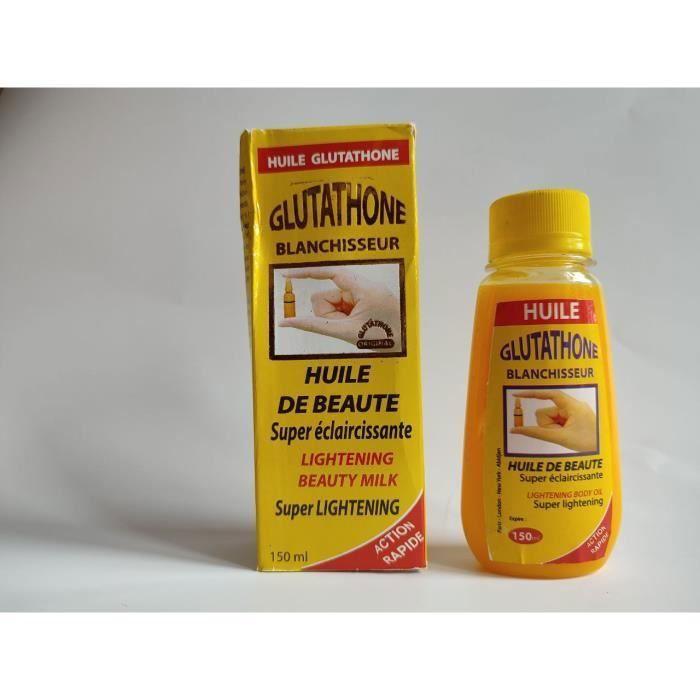 Huile Éclaircissante - Glutathione - Beauté - Action Rapide - Tous Types De Peau - Mixte