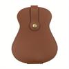 Portable High Capacity Guitar Pick Storage Bag Thickened Leather Durable Plectrum Universal Foldable Bag Ukulele Accessories