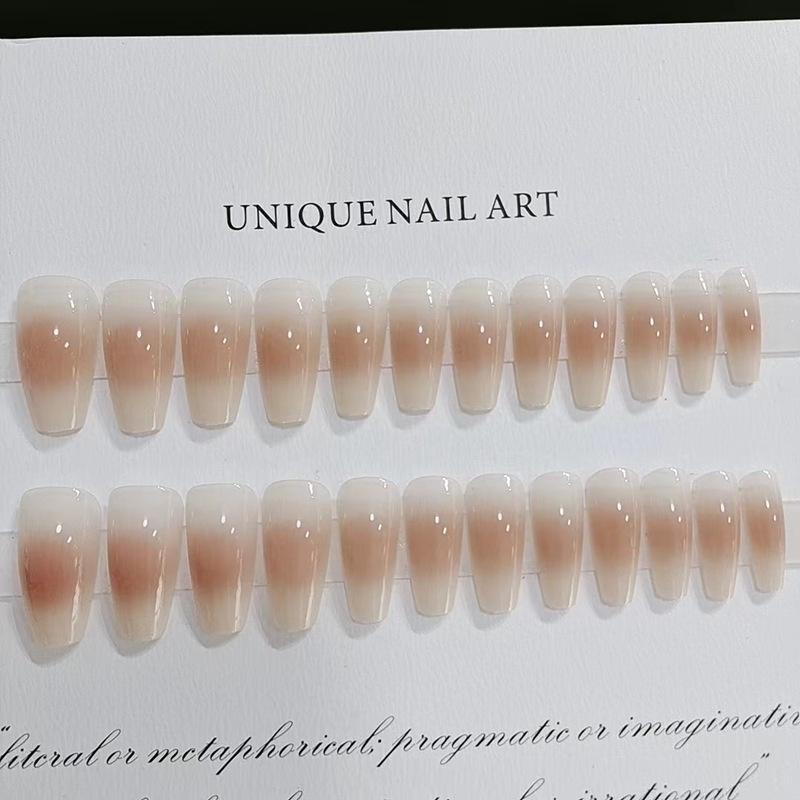 Trendy B491 Ballet-style Nail Art With European And American Influence