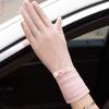 Womens Uv Sun Protection Gloves With Breathable Ice Silk For Driving And Outdoor Activities