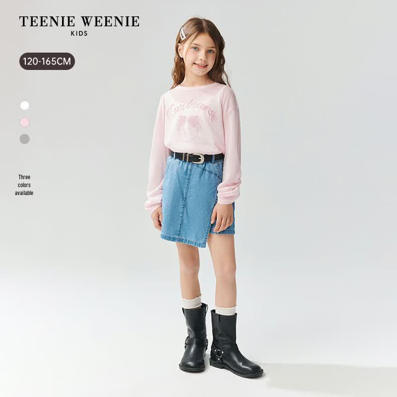Teenie Weenie Kids Girls' Lightweight Long-Sleeve Knitted Cardigan